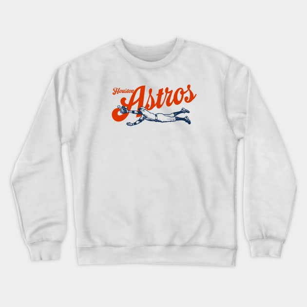 Diving Astros Crewneck Sweatshirt by Throwzack